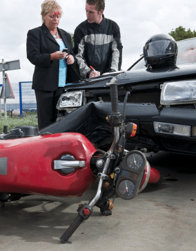 Motorcycle accident image Motorcycle accident image