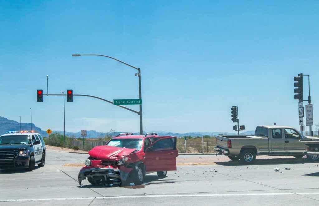 car accident at intersection in arizona