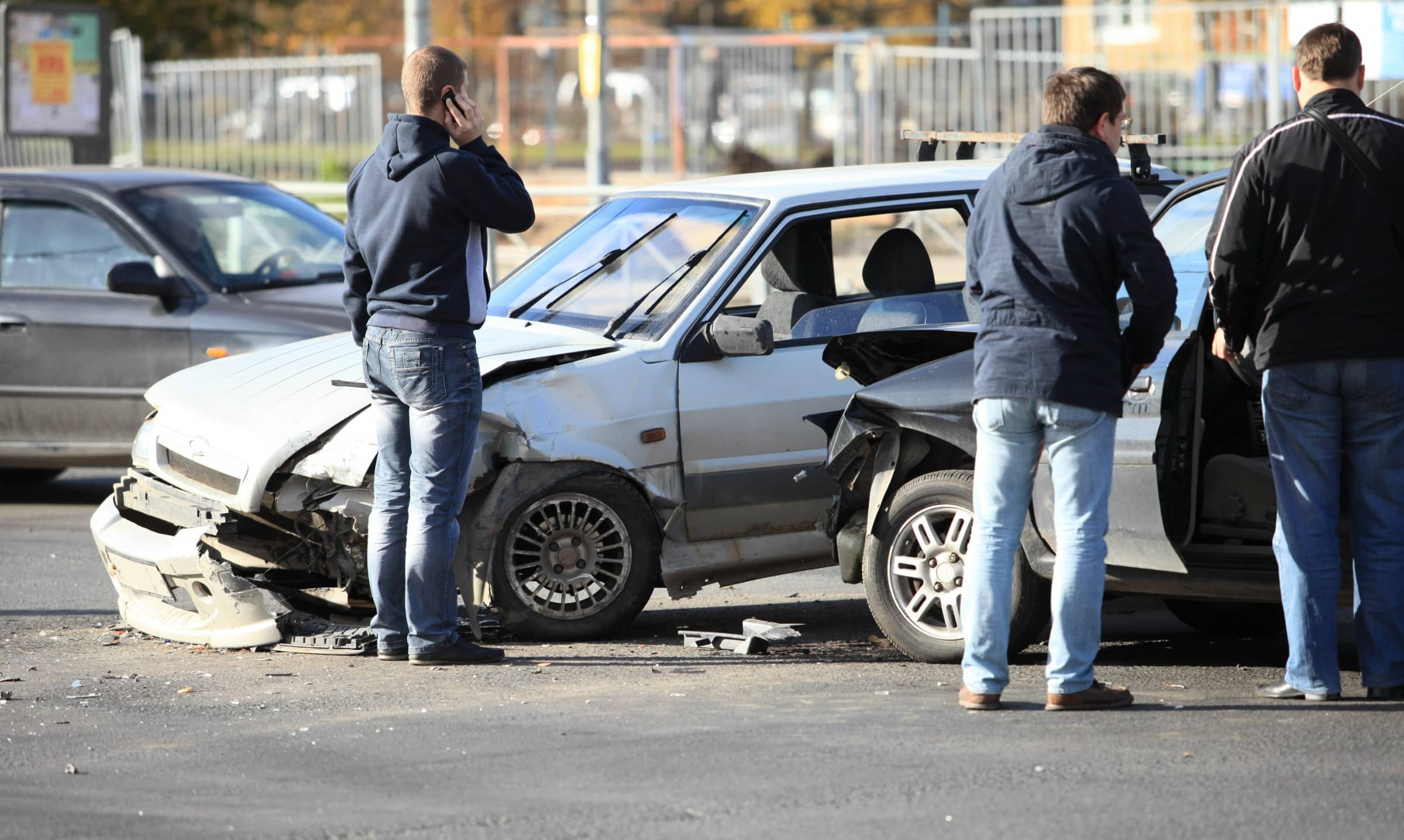 car accident at intersection